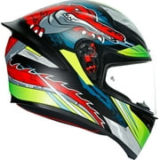 AGV K1 Dundee Motorcycle Helmet Red/Black/Fluo Yellow SM