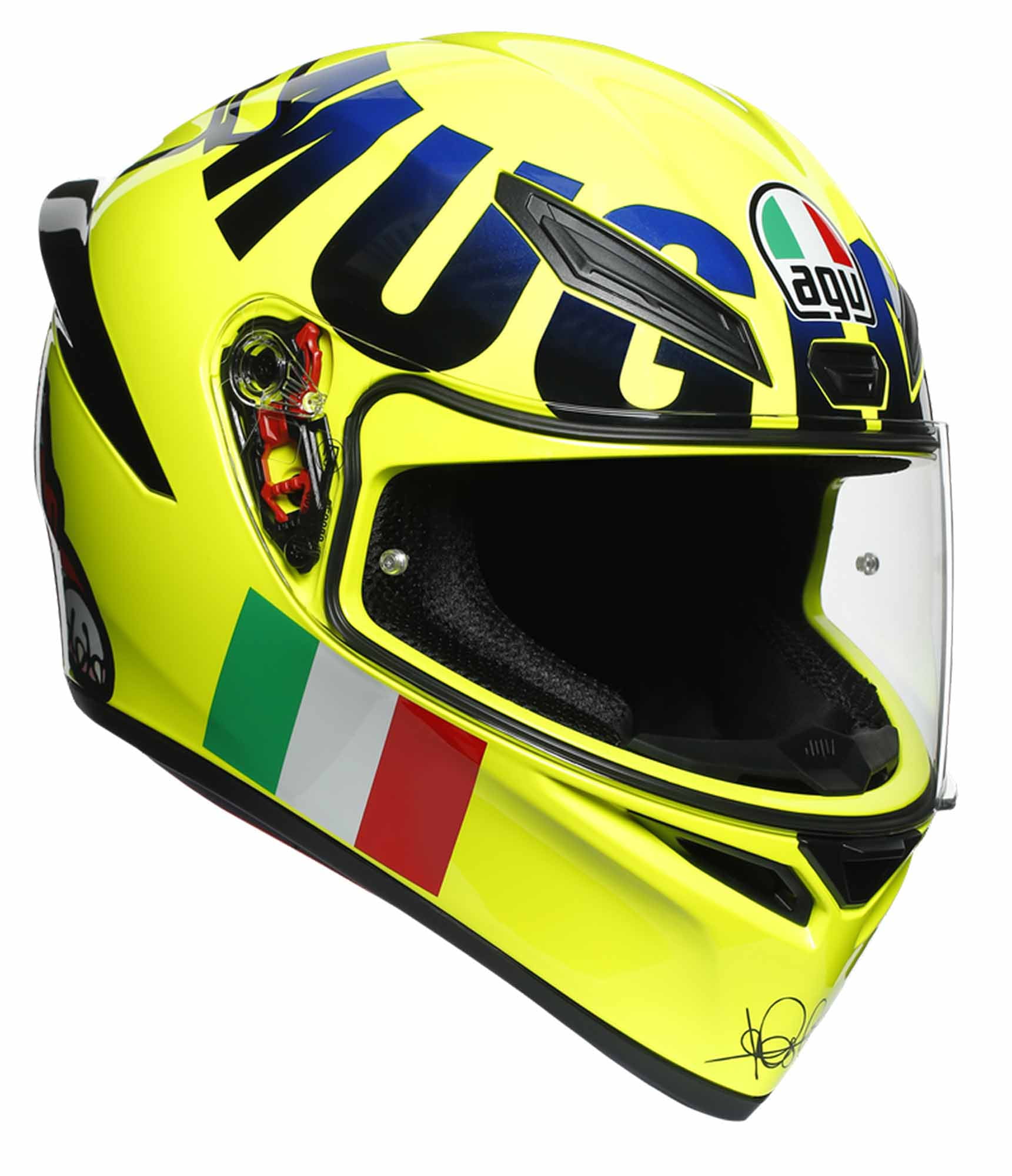 AGV K1 008-ROSSI MUGELLO ロッシ ムジェロ 57〜58 AGV K1 Valentino Rossi Mugello 16 Motorcycle Helmet Yellow