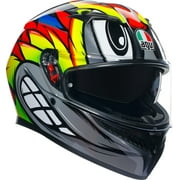 AGV K3 Birdy 2.0 Motorcycle Helmet Gray/Yellow/Red LG
