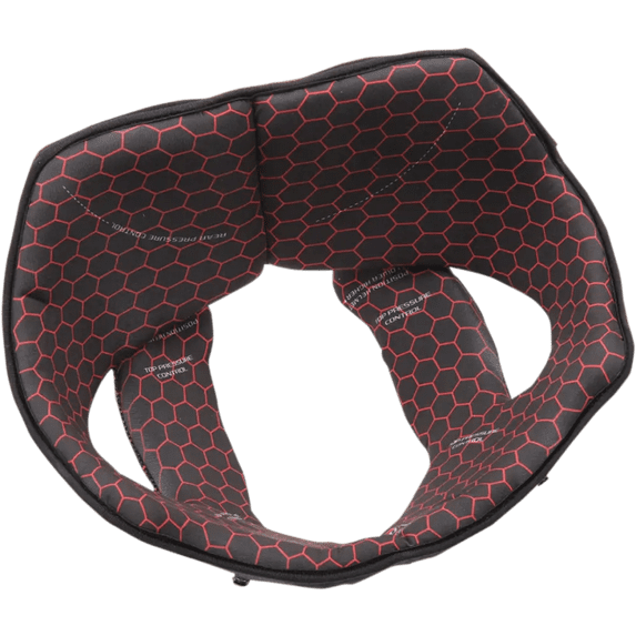 AGV Pista-17 Helmet Headliner Street Motorcycle Helmet Accessories - Black/Red/Small