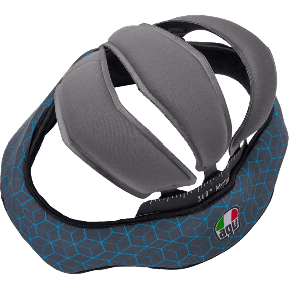 AGV Pista GP RR Helmet Inner Top Liner Pad Gray/Cyan LG