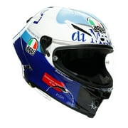 AGV Pista GP RR LE Valentino Rossi Misano '20 Motorcycle Helmet Blue/White XXL