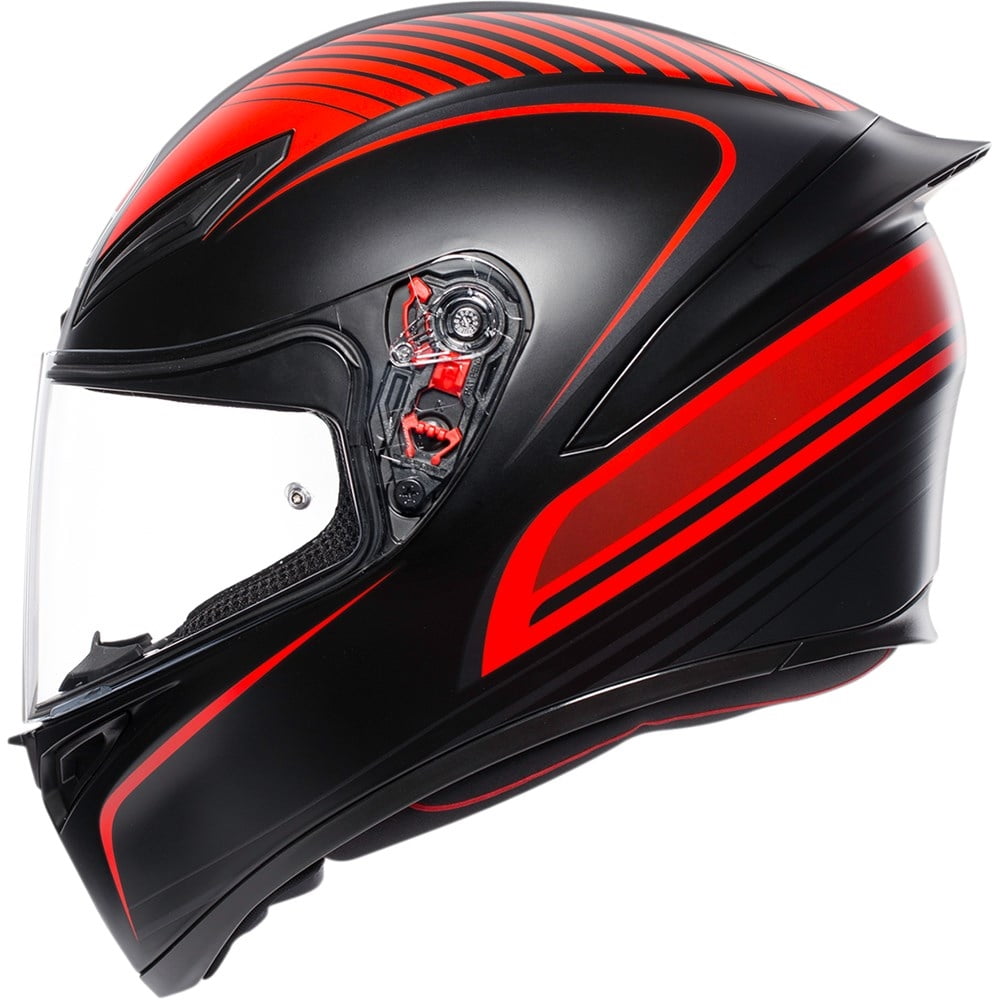 AGV エージーブイ K1 002-WARMUP MATT BLACK/RED AGV K1 Warm Up Motorcycle Helmet Black/Pink MD/SM - Walmart.com
