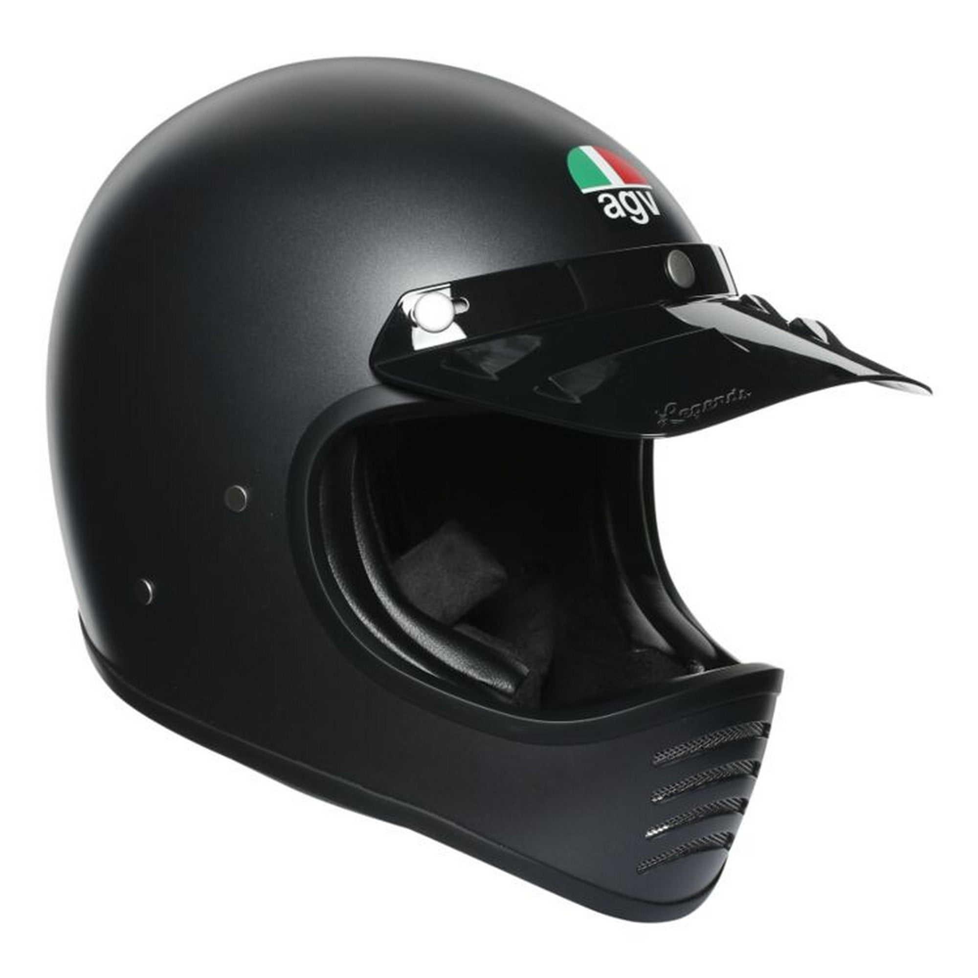 セキュリティ・セーフティ agv x101 AGV Adult Offroad Motorcycle Helmet, X101 Solid, Medium Size