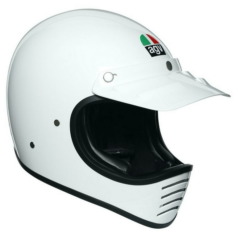 AGV X101 Solid Motorcycle Helmet White XL - Walmart.com