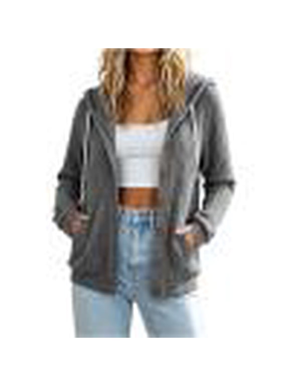 Button Down Cardigan for Women Lightweight Drawstring Hooded Sweaters Loose Fit Long Sleeve Cardigans with Pockets Fall Casual Sweater Dark Gray XXL