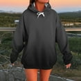 thumbnail image 1 of AGWOLF Cradient Sweatshirt for Women Preppy Oversized Long Sleeve Hoodies Drawstring Hooded Tops with Pockets, 1 of 5
