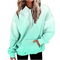thumbnail image 1 of AGWOLF Cute Hoodies for Women Oversized Neon Print Long Sleeve Sweatshirt Colorful Hooded Tops Trendy Clothes, 1 of 4