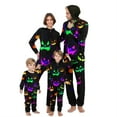thumbnail image 1 of AGWOLF Matching Halloween Pajamas for Family Matching Pjs Sets Long Sleeve Onesie Pajamas Cute Ghots Print Zipper Hooded Jammies Sleepwear Mom S, 1 of 5