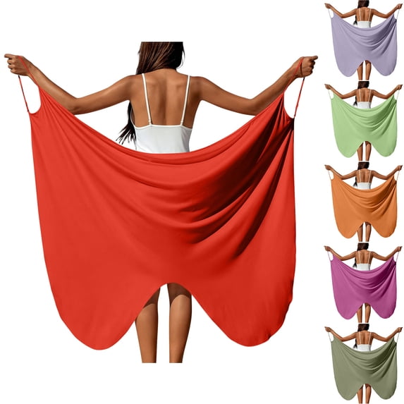 AGWOLF Plus Size Swimsuit Cover Up for Women Spaghetti Strap Coverup Dress Sarongs Wraps Swimwear for Resort Wear Green M