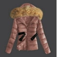 thumbnail image 1 of AGWOLF Quilted Jackets for Women Thermal Shaggy Hood Zip Up Puffer Jackets Parka Casual Long Sleeve Puffy Coats Winter Warm Outdoor Outwear, 1 of 8