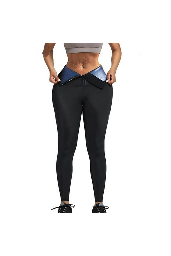 Sauna Sweat Legging for Women Skinny High Waist Butt Lift Boxing Yoga Pants Gym Athletic Workout Tummy Control Trousers