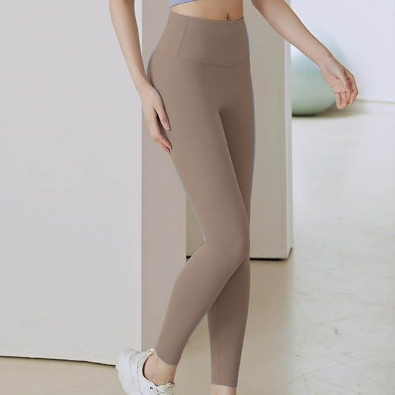 AGWOLF Seamless Leggings for Women High Waisted Workout Gym Pants Butt Lifting Leggings Basic Solid Color Stretchy Yoga Pants Tummy Control
