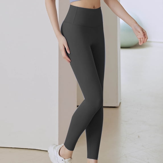 AGWOLF Seamless Leggings for Women High Waisted Workout Gym Pants Butt Lifting Leggings Basic Solid Color Stretchy Yoga Pants Tummy Control