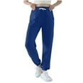 thumbnail image 1 of AGWOLF Straight Leg for Women Comfy High Waist Cinch Bottom Pants Sports Workout Trousers with Pockets, 1 of 7