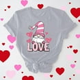 thumbnail image 1 of AGWOLF Valentine's Day Shirts for Women Cute Gnome Graphic Tees Loose Fit Short Sleeve Tshirts Casual Love Print Crewneck Tshirt Valentines Gifts for Women, 1 of 7