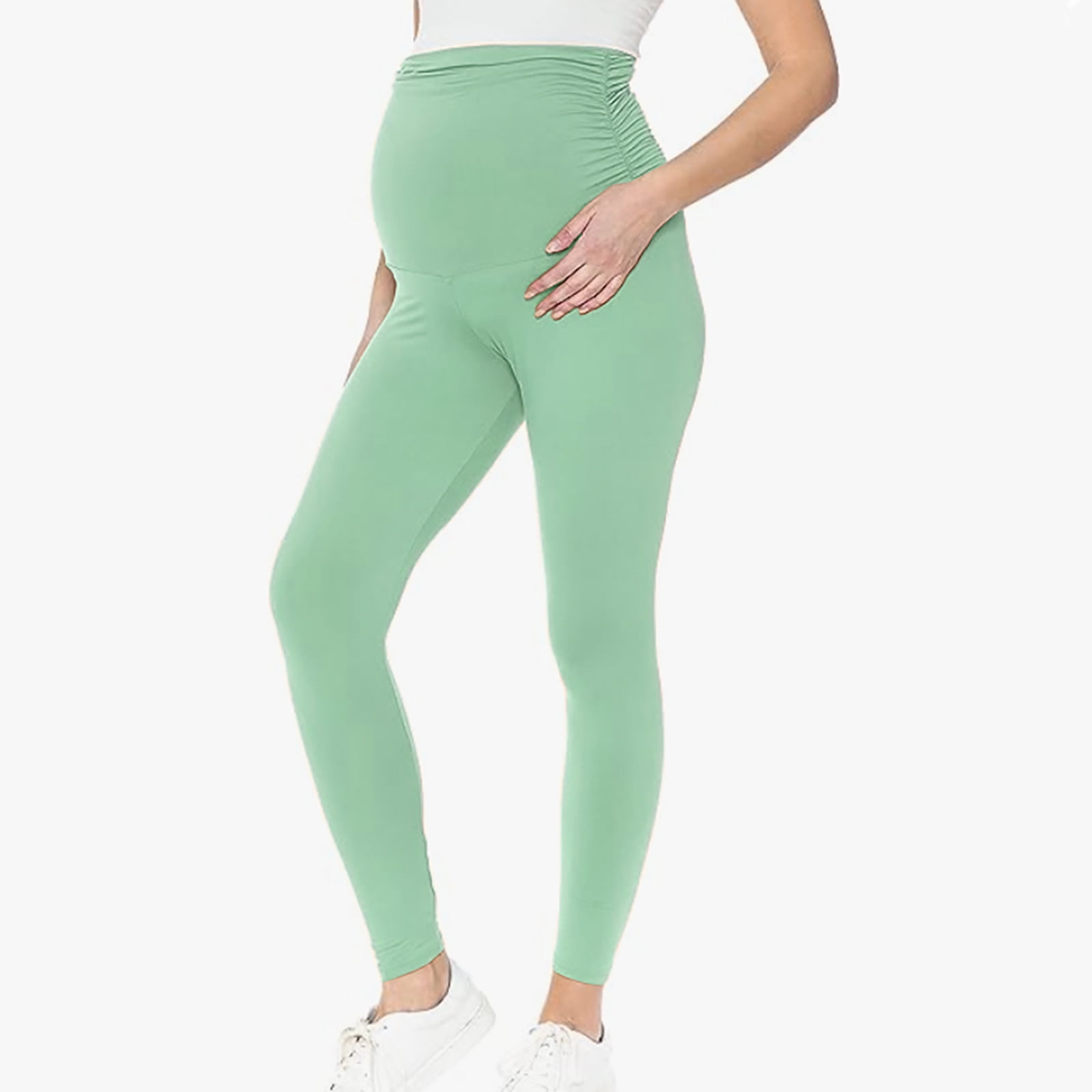 Women's Pregnant Period High Waist Belly Support Yoga Pants