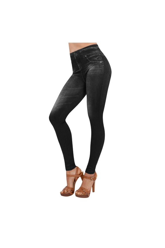 Womens High Waisted Jeans Skinny Tummy Control Stretchy Denim Trousers Butt Lift Casual Trousers with Pockets