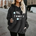 thumbnail image 1 of AGWOLF Womens Letter Print Hoodies Fuzzy Fleece Long Sleeve Sweatshirts Warm Hooded Drawstring Pullover Tops with Pocket, 1 of 6