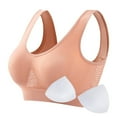 thumbnail image 1 of AGWOLF Womens Plus Size Sports Bras with Removeable Pad Breathable Cool Lift Up Yoga Bralettes Seamless Wireless Workout Bras Comfortable Bras for Women, 1 of 7