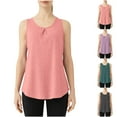 thumbnail image 1 of AGWOLF Workout Tops for Women Racerback Tank Top Sleeveless Athletic Running Tops Loose Gym Shirt Quick Dry Yoga Tanks Gray XL, 1 of 6