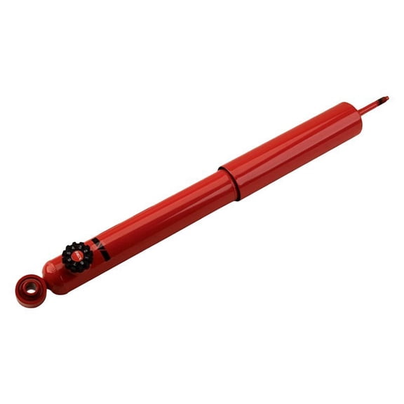 AGX Rear Driver or Passenger Side Twin-Tube Adjustable Shock Absorber for Ford Mustang 1979-1993 Red Steel