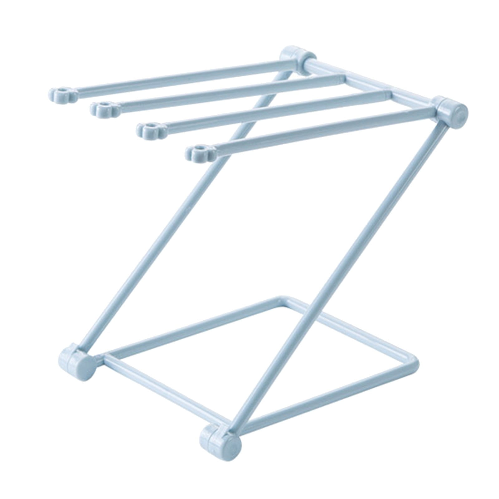 AGXAP Drain RackCountertop Dishcloth Drying Rack For Kitchen 4 Arms