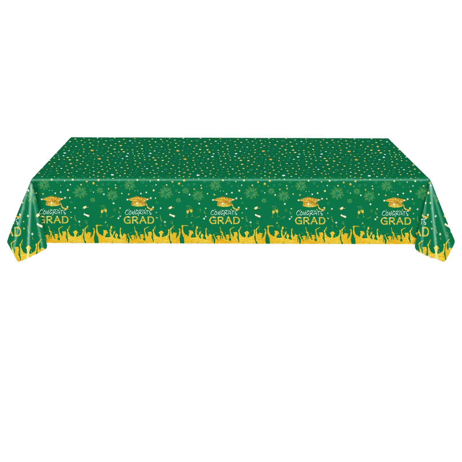 AGXAP Table Cloth New Season Of Graduation Table Cloth Gold Adult First