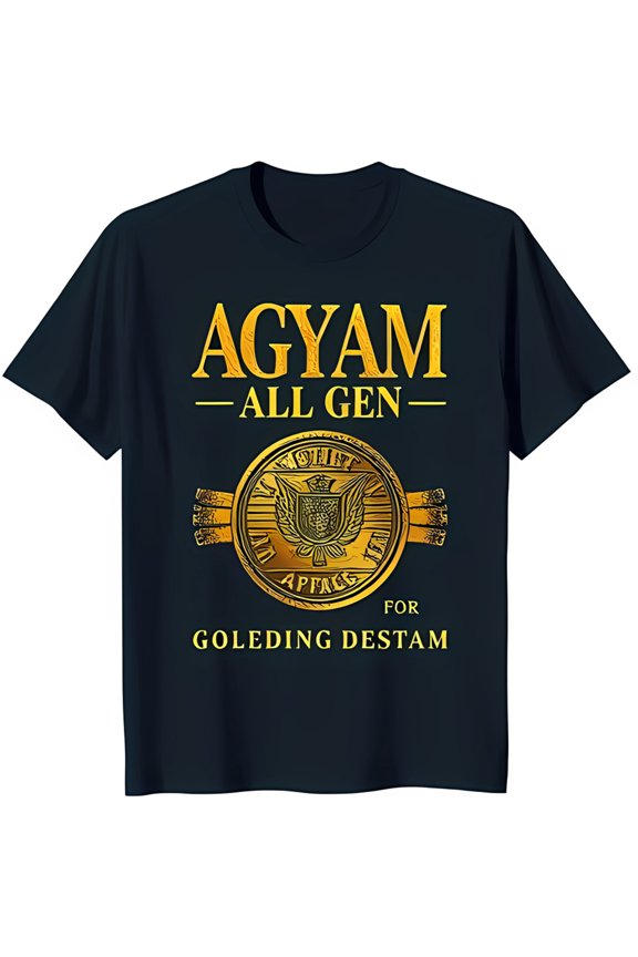 AGYAM All Gen T-Shirt with Golden & Design