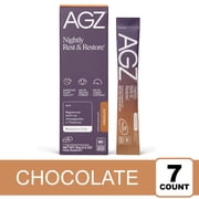 AGZ Sleep Support, Powder Supplement, Chocolate, 7 Servings