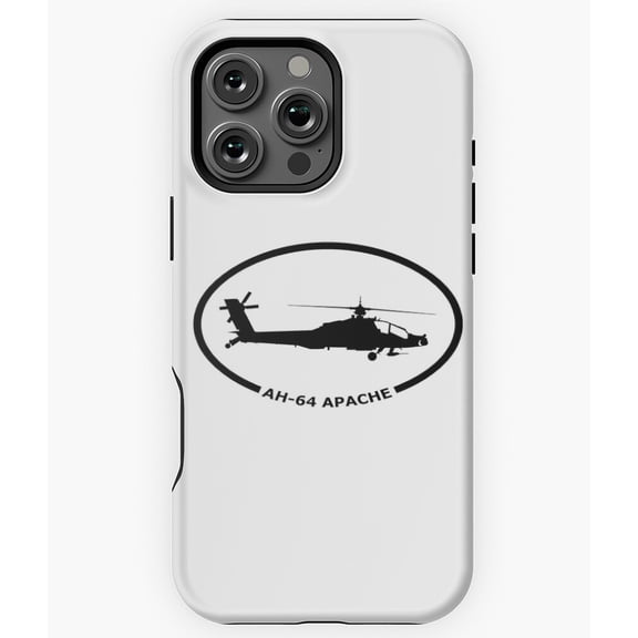 AH-64 Apache Attack Helicopter Art N5890 Phone Case for iPhone 17 16 15 14 13 12 11 Pro Max