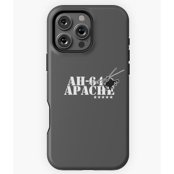 AH-64 Apache Helicopter Military Art - Protective Phone M97 N5858 Phone Case for iPhone 17 16 15 14 13 12 11 Pro Max
