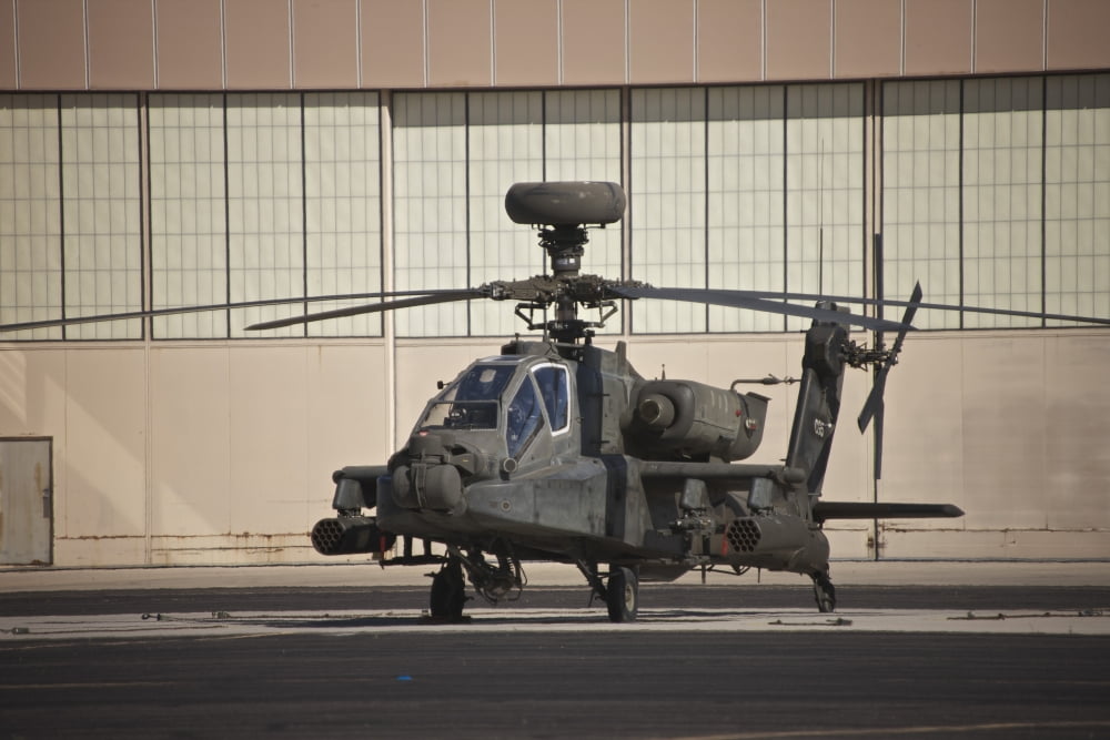 AH-64D Apache Longbow at Pinal Airpark Arizona Canvas Art - Terry MooreStocktrek Images (35 x 23)