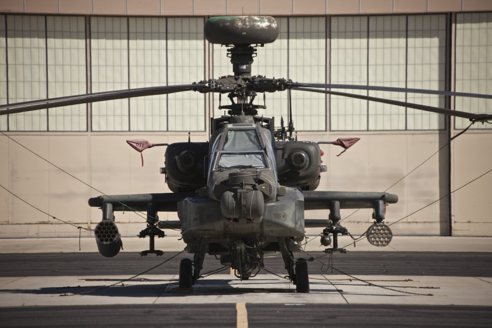 AH-64D Apache Longbow at Pinal Airpark Arizona Canvas Art - Terry MooreStocktrek Images (35 x 23)