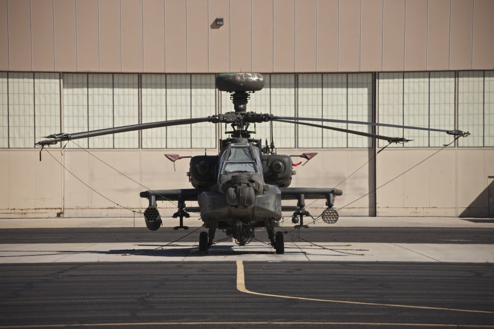 AH-64D Apache Longbow at Pinal Airpark Arizona Canvas Art - Terry MooreStocktrek Images (35 x 23)