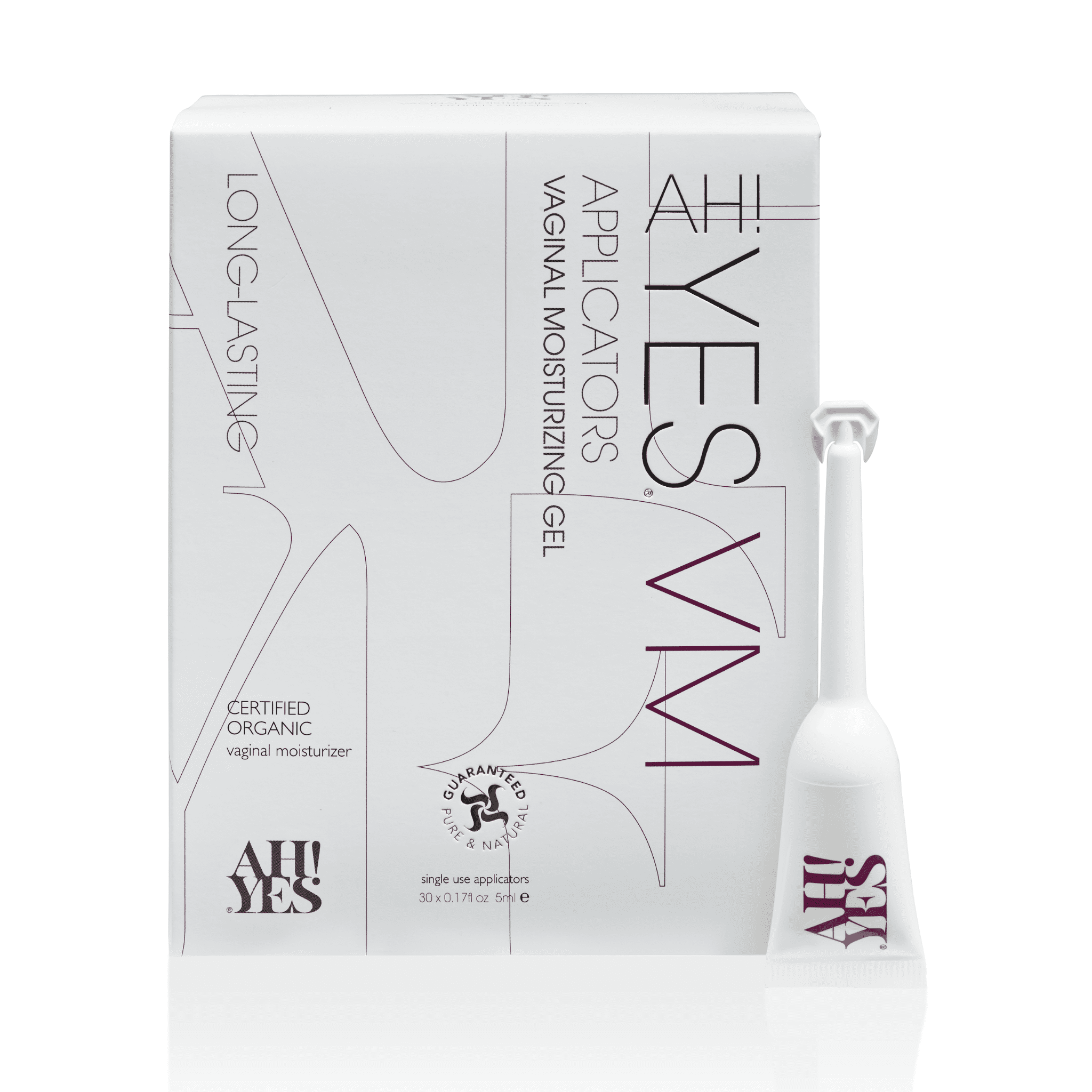 AH! YES VM Natural Gel Vaginal Moisturizer PreFilled Applicators 0.17fl oz x 30