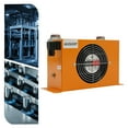 thumbnail image 1 of AH0608T-60L-12V 12VDC Hydraulic Oil Cooler 60LPM 38W Air-Cooled Radiator Air Oil Cooling Machine Plate Heat Exchanger Hydronic Radiator with 1.3 Quare Meters Heat Dissipation Plates, 1 of 24