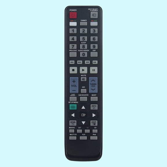 AH59-02305A Replaced Remote fit for Samsung Home Theater System HW-C500 HW-C560S HW-C700 HW-C700B HW-C770S HW-C770BS