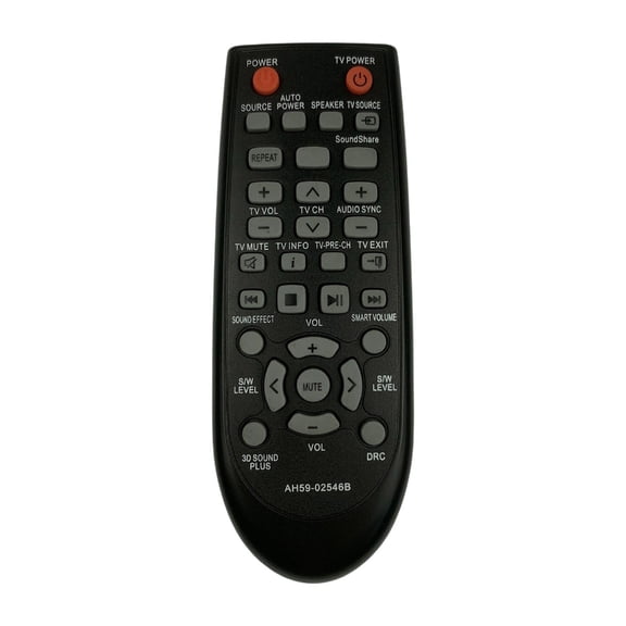 AH59 02546B Ergonomic Design Remote Control with Voice Activation Support & Universal Compatibility for Entertainment