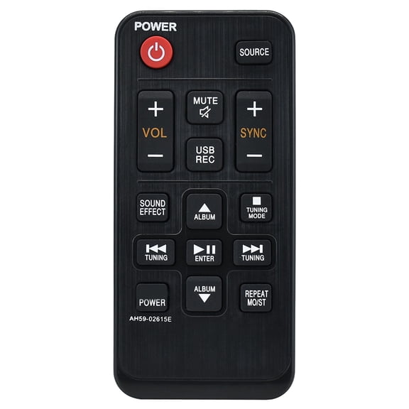 AH59-02615E AH5902615E Remote Control for TW-J5500 TW-J5500ZC Soundbar Speakers Controller Easy