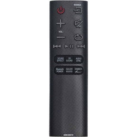 AH59-02631D Replacement Remote Control Commander fit for Samsung Soundbar Speaker System HW-HM45C HW-H450/ZA HW-H7500
