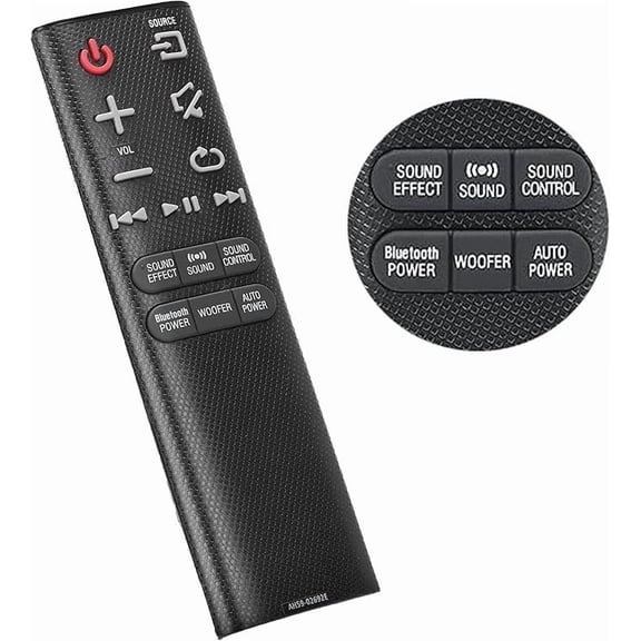 AH59-02692E Replacement Remote Control Commander fit for Samsung Soundbar HW-J355 HW-J450 HW-J460 HW-J550