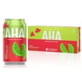 thumbnail image 1 of AHA Lime and Watermelon Sparkling Water, 12 fl oz, 8 Cans, 1 of 15