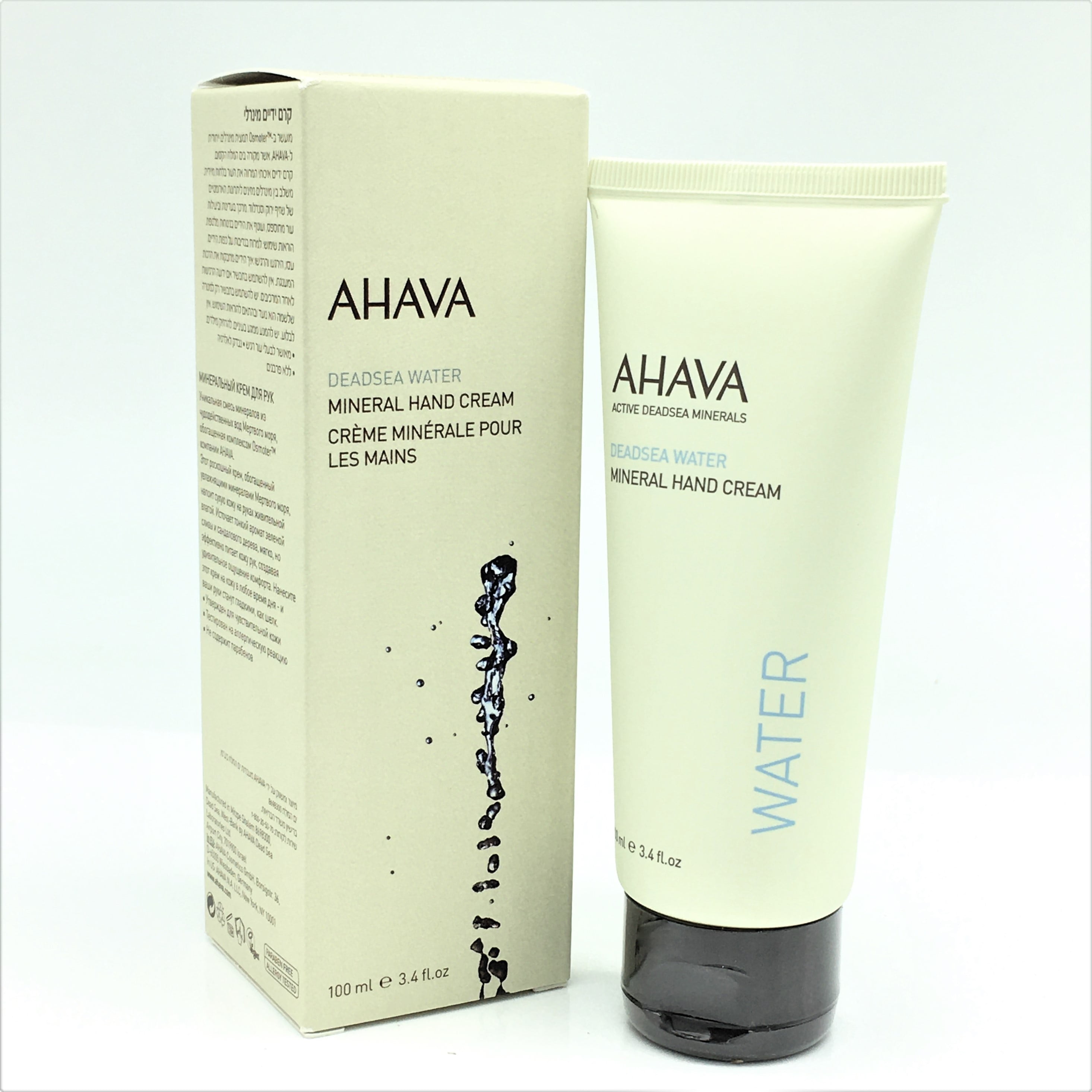 Mineral Cream Deadsea AHAVA Water 3.4 / Hand 100mL oz