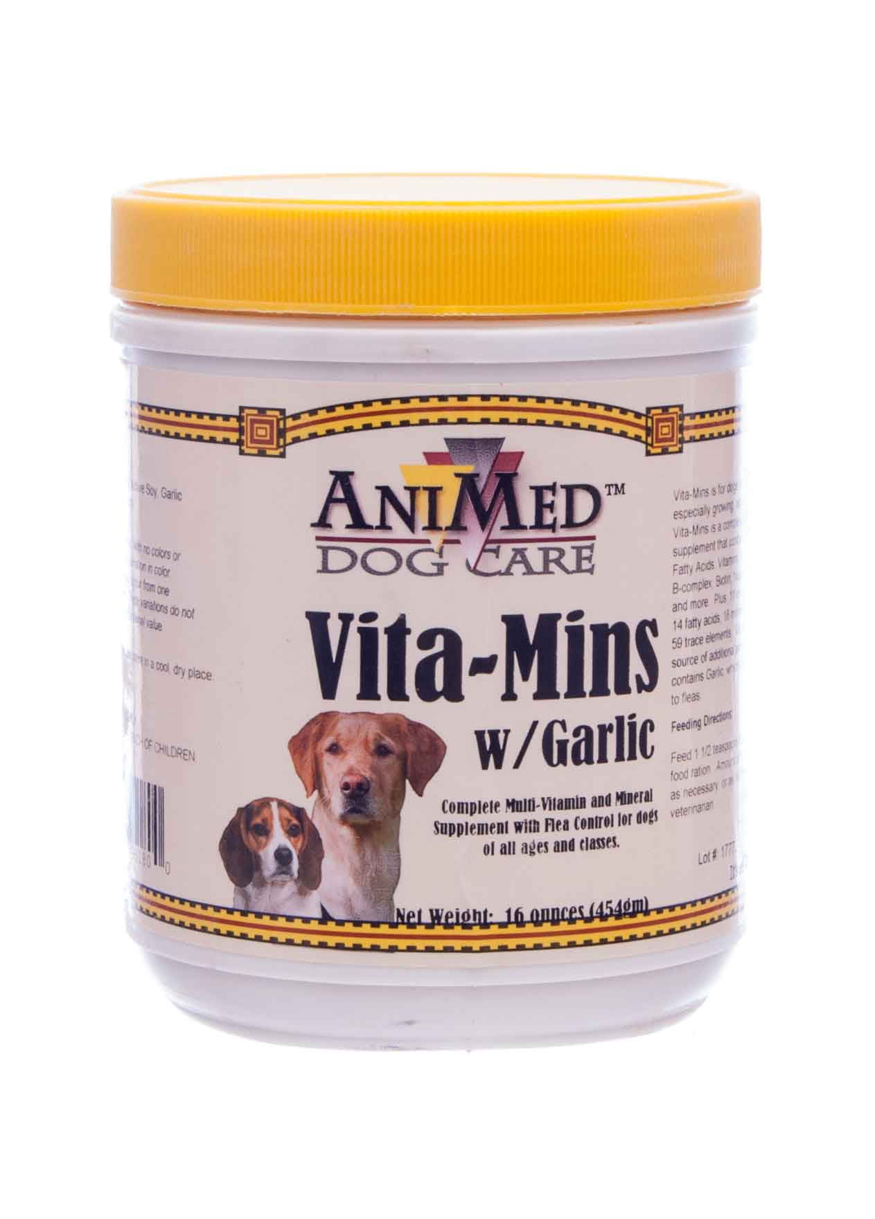 AHC Products Inc Animed Dog Care Vita Mins with Garlic 16 oz