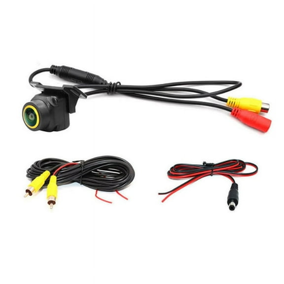 AHD 1080P Camera Car Intelligent Dynamic Trajectory Tracks Parking Line Camera Rear View Reverse Camera,1 * Car AHD 1080P Rear View Reverse Camera 1 set * Wiring harness,Black