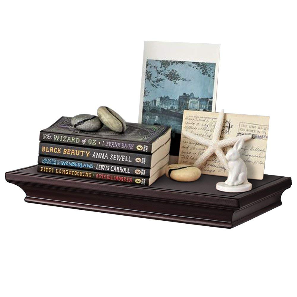 AHDECOR Deep Floating Shelves Display Ledge Shelf with Invisible