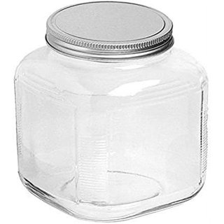 Pfaltzgraff Glass Jar With Metal Clamp, 4-Count