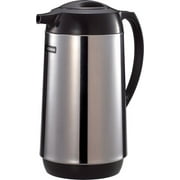 AHGB-10SE Vacuum Insulated Thermal Carafe, 1.0 Liter, Polished Stainless Steel, High quality durable vacuum glass liner By Zojirushi