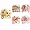 thumbnail image 1 of AHGQT Garden Morning Baseball Cap Outdoor, Adjustable Lightweight Hummingbird Hat, Women's Sparkle Multiple Floral Baseball Cap for Beach Travel, Daily Use,1PCS, 1 of 9